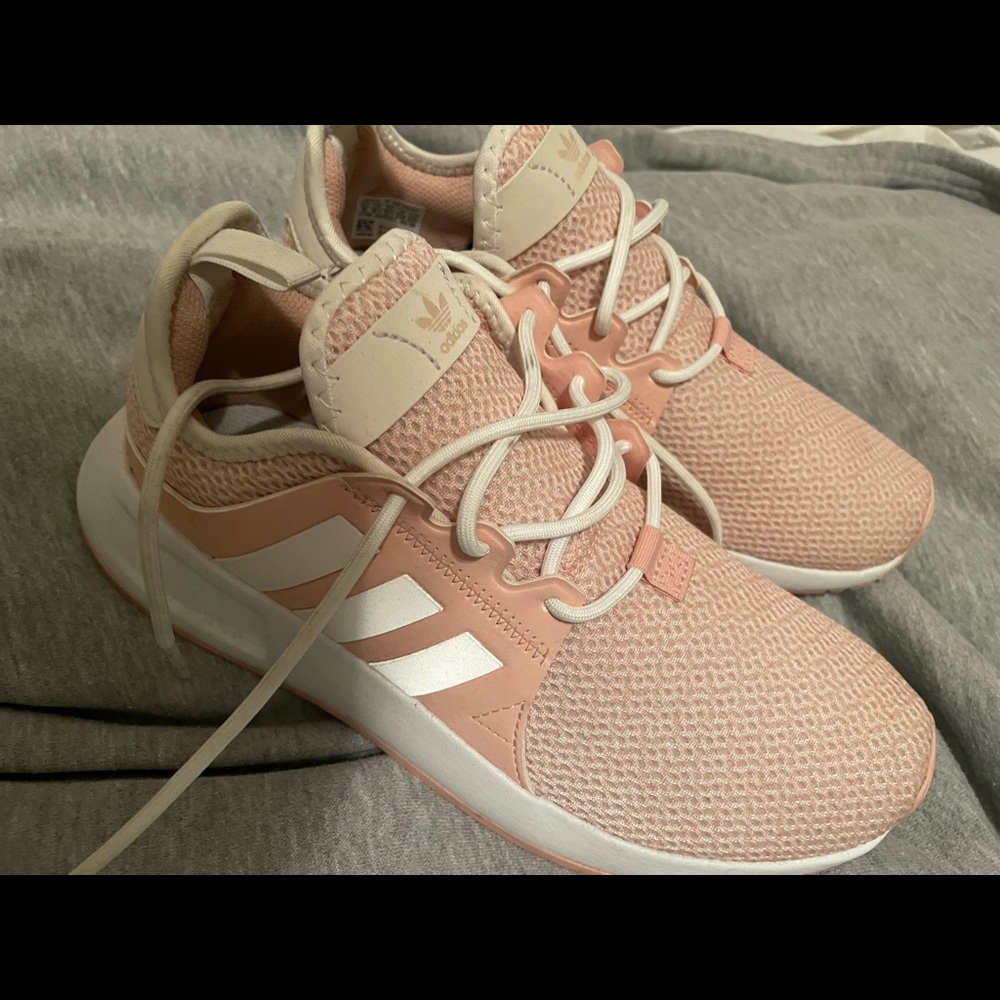 Pink adidas sneakers size 7